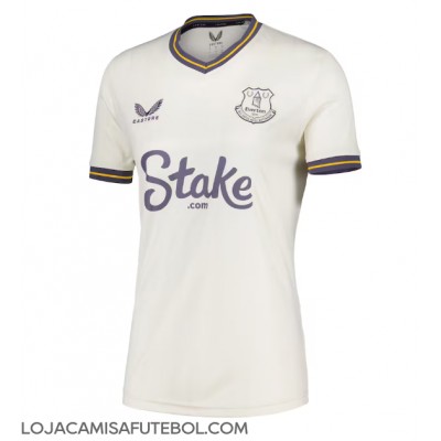 Camisa de Futebol Everton Vitaliy Mykolenko #19 Equipamento Alternativo Mulheres 2024-25 Manga Curta Camisa de Futebol Everton Vitaliy Mykolenko #19 Equipamento Alternativo Mulheres 2024-25 Manga Curta